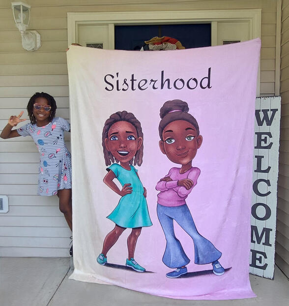 Zoe and Chloe Blanket